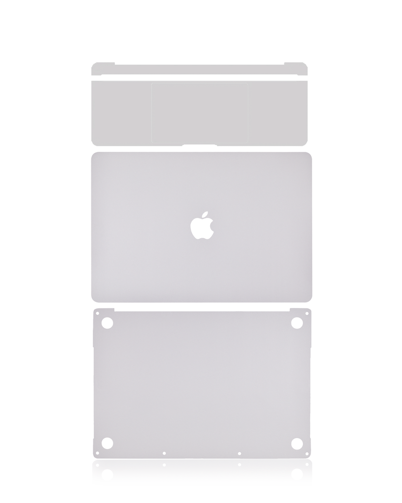 Habillage 4 en 1 - haut, bas, clavier et repose-main compatible MacBook Pro 13" sans Touch Bar - A1706 fin 2016 milieu 2017 - Argent