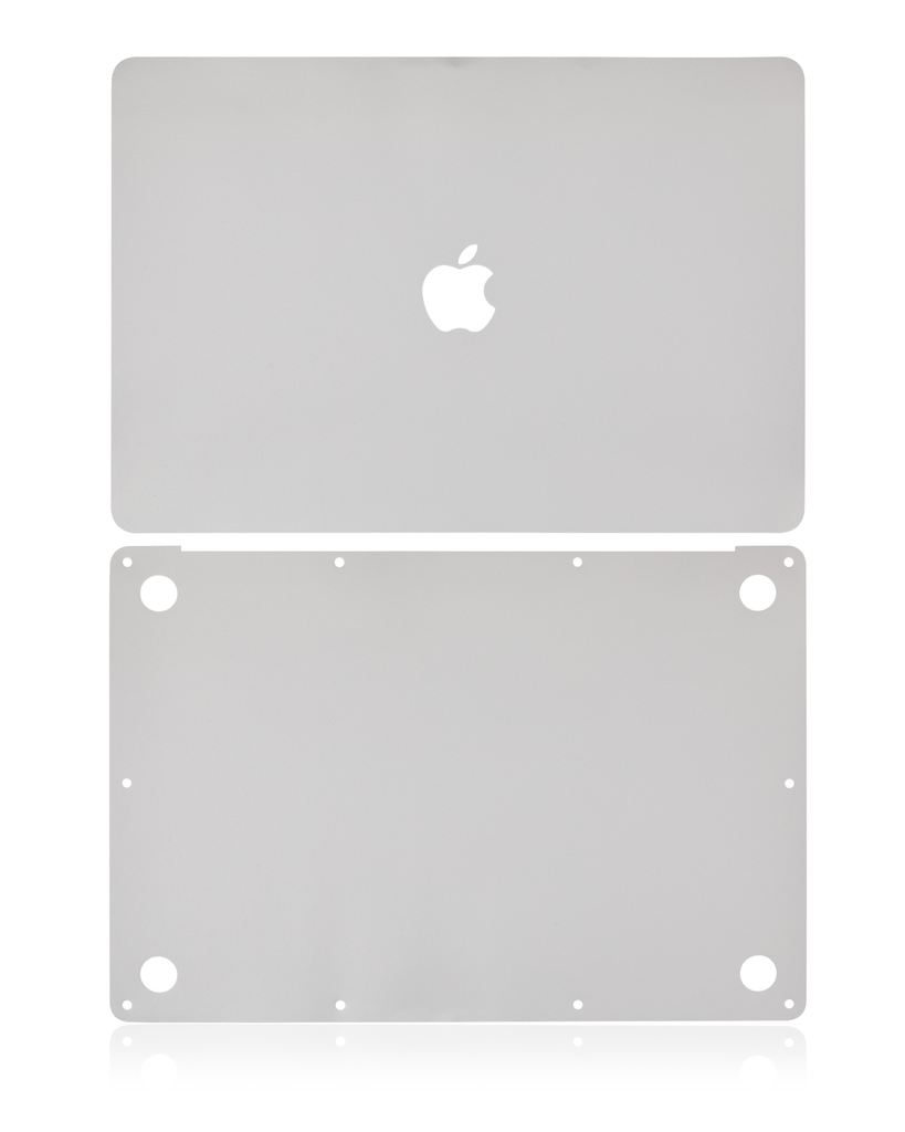 Habillage 2 en 1 - haut et bas compatible MacBook Air 13" Retina - A1932 fin 2018 début 2019 - Argent