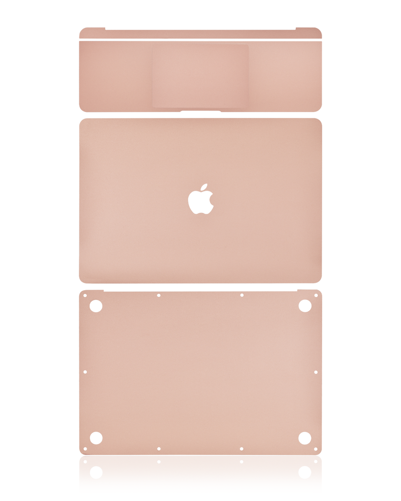 Habillage 4 en 1 - haut, bas, clavier et repose-main compatible MacBook Air 13" Retina - A2179 début 2020 - Rose Gold