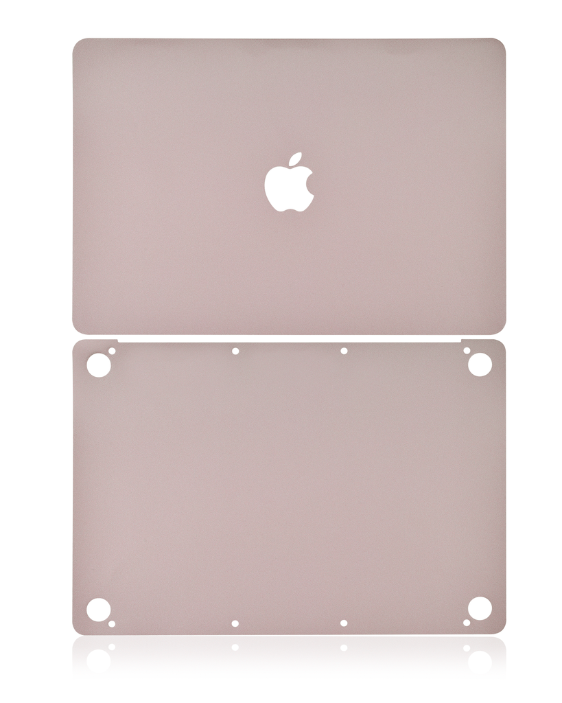 Habillage 2 en 1 - haut et bas compatible MacBook Retina 12" - A1534 début 2015 début 2016 milieu 2017 - Rose Gold