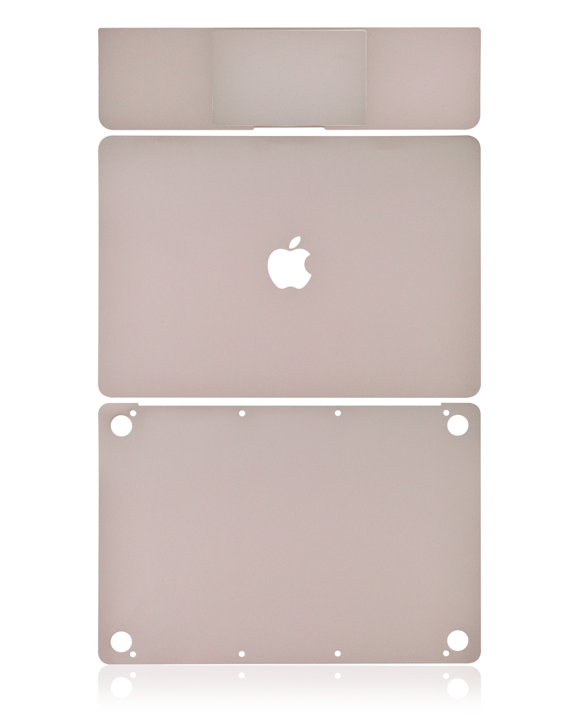 Habillage 4 en 1 - haut, bas, clavier et repose-main compatible MacBook Retina 12" - A1534 début 2015 début 2016 milieu 2017 - Rose Gold