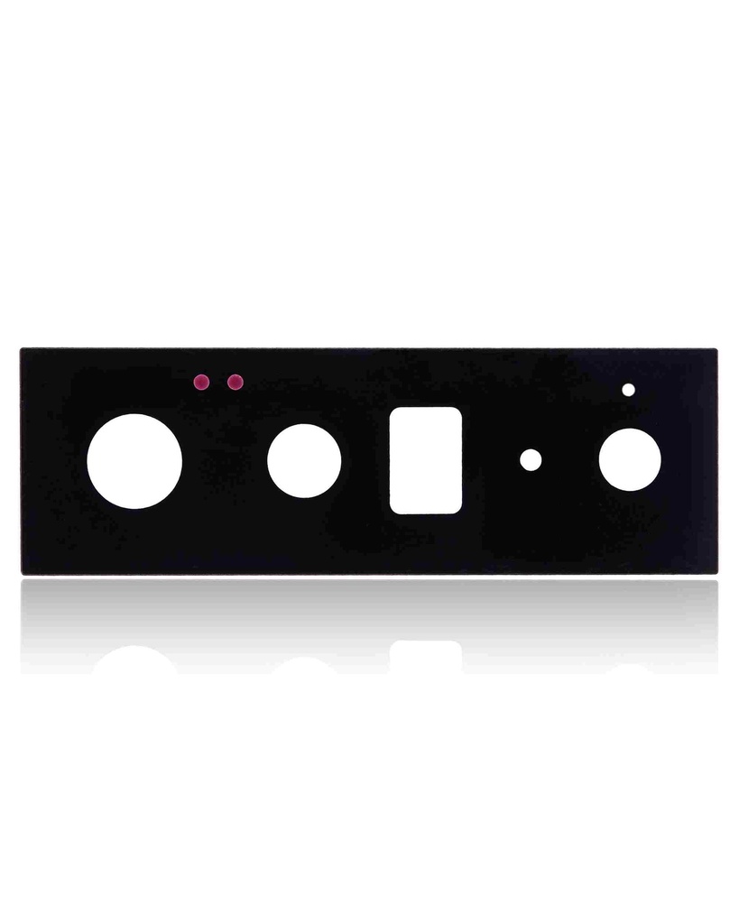 Lentille caméra arrière - Verre seul avec adhésif - compatible Google Pixel 6 Pro - Aftermarket Plus - Noir