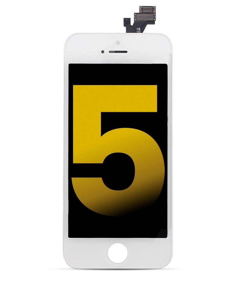 Bloc écran d'origine pour iPhone 5 - Reconditionné PREMIUM - Blanc