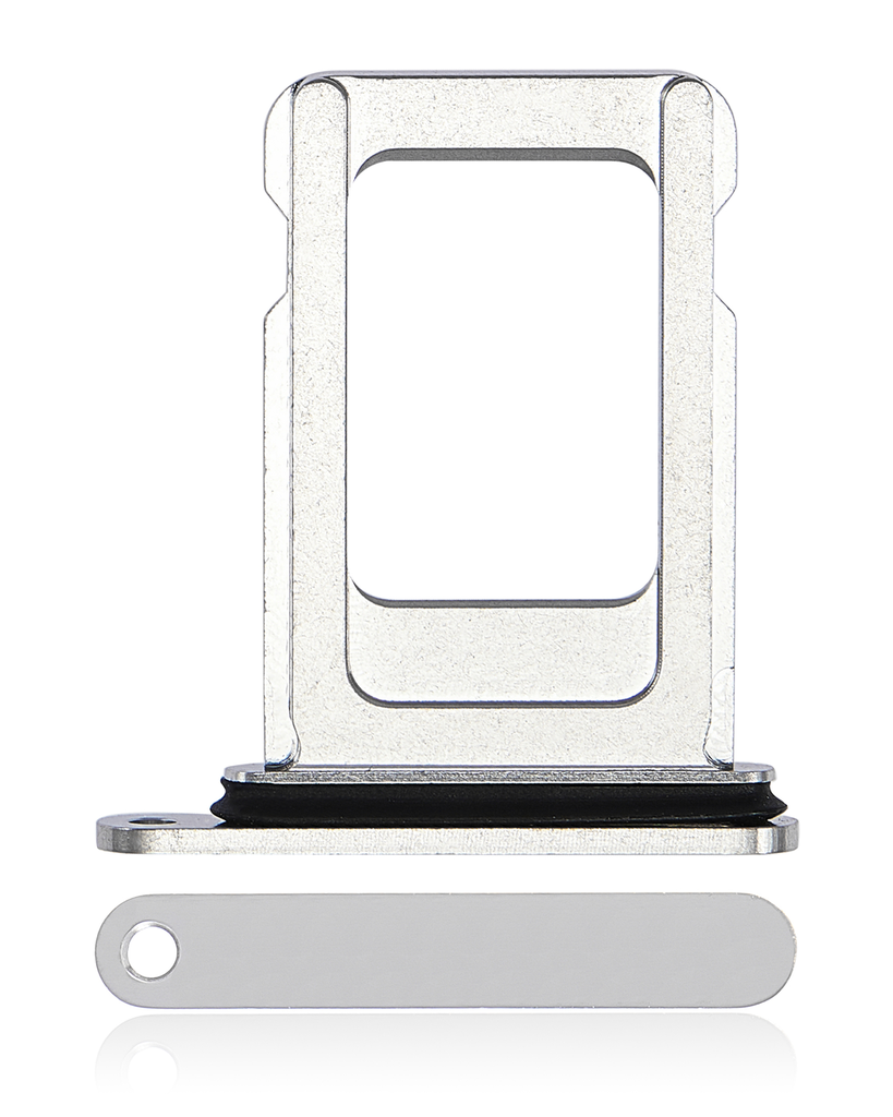 Tiroir SIM compatible iPhone 14 Pro - 14 Pro Max - Argent