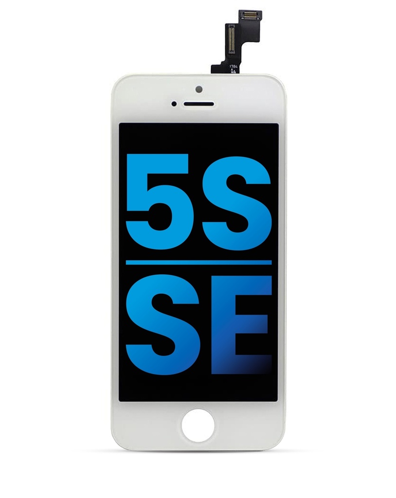 Bloc écran LCD pour iPhone 5S / SE - AM - Blanc