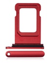 Tiroir SIM double compatible iPhone 11 - Rouge
