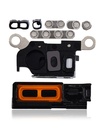 Pack de 10 Grilles anti-poussière pour haut parleur et micro compatible iPhone 15 Pro - Black Titanium