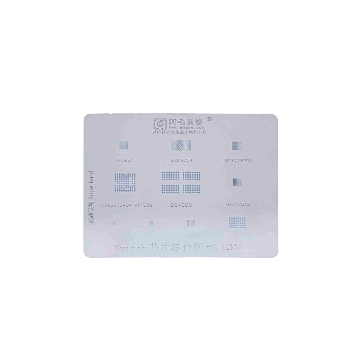 Stencil pochoir de puce IC de commutateur - 0,12 mm - Amaoe