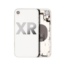 Châssis avec nappes pour iPhone XR - Grade A - avec logo - Blanc