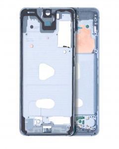 Châssis avec boutons - compatible pour Samsung Galaxy S20 - Bleu