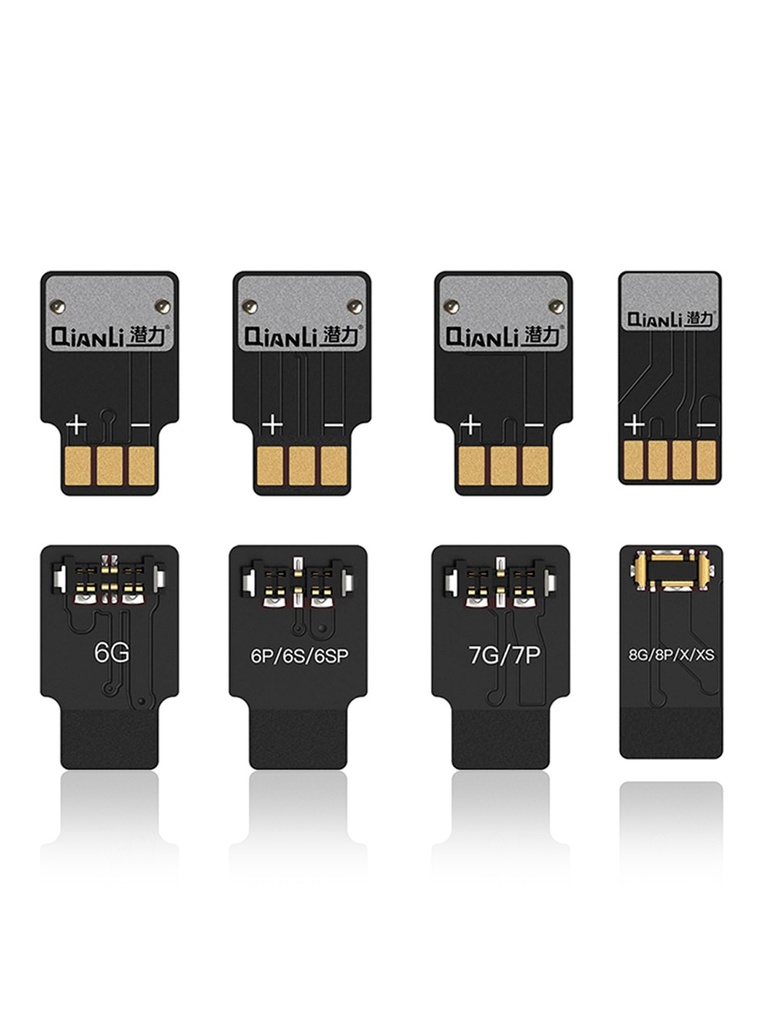 Connecteurs de batterie IPOWER PRO MAX DC POWER FLEX pour iPhone 6 à 11 Pro MAX (TIPS UNIQUEMENT) - QIANLI