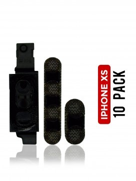 Grille anti-poussière micro et haut parleur pour iPhone XS - Pack de 10 - Or
