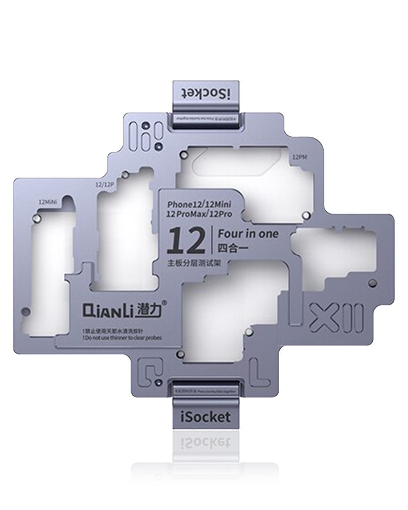 4 en 1 Plateforme ISOCKET QIANLI iPhone 12 / 12 Pro / 12 Pro max / 12 Mini