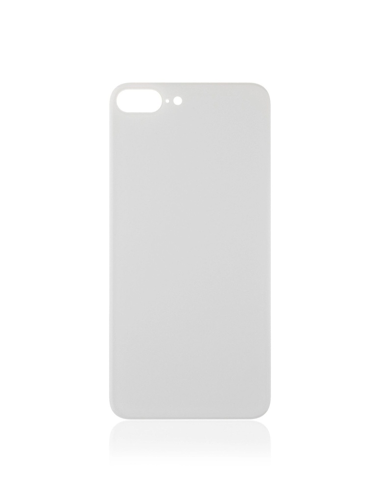 Vitre arrière Pour iPhone 8 Plus (No Logo / Large Camera Hole) - Argent