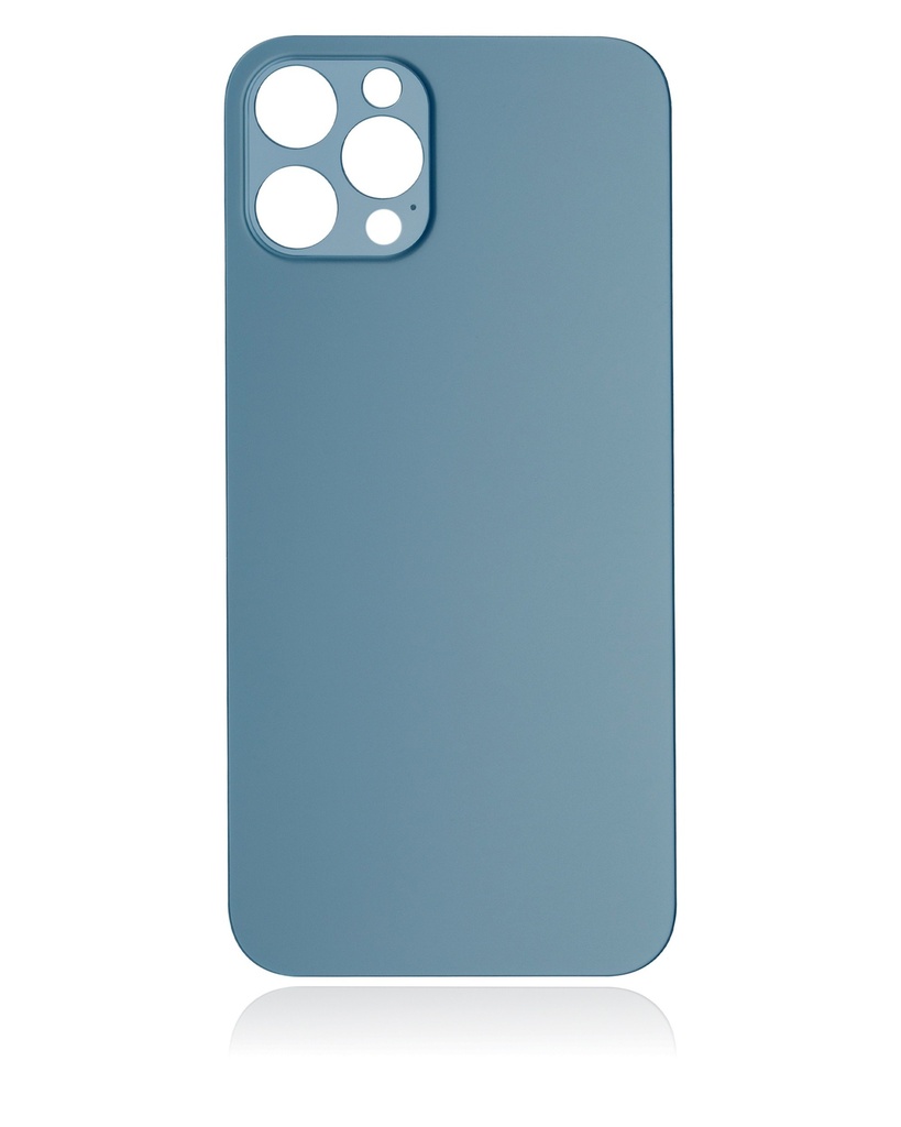 Vitre arrière pour iPhone 12 Pro (No Logo / Large Camera Hole) - Bleu Pacifique