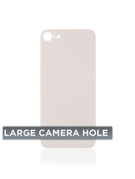 Vitre arrière pour iPhone 8 Plus (No Logo / Large Camera Hole) - Or