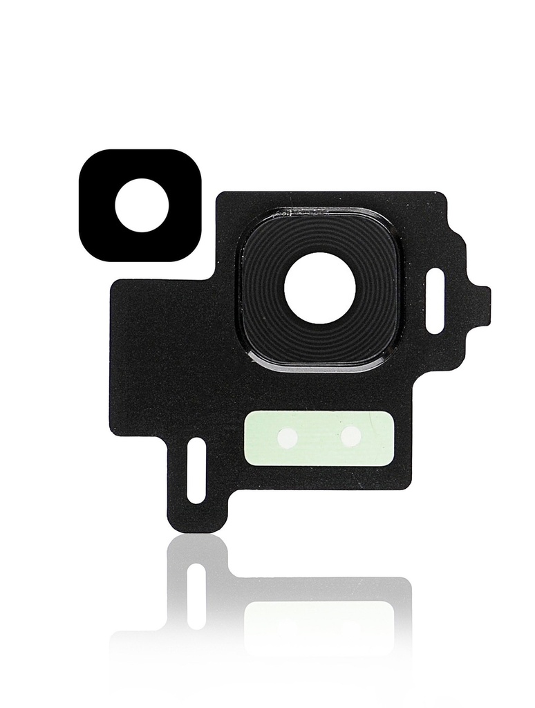 Vitre caméra arrière (avec châssis) pour SAMSUNG S8 - G950F - Noir