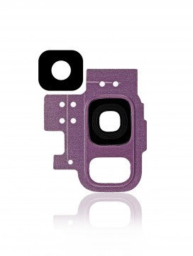 Vitre caméra arrière (avec châssis) pour SAMSUNG S9 - G960F - Violet