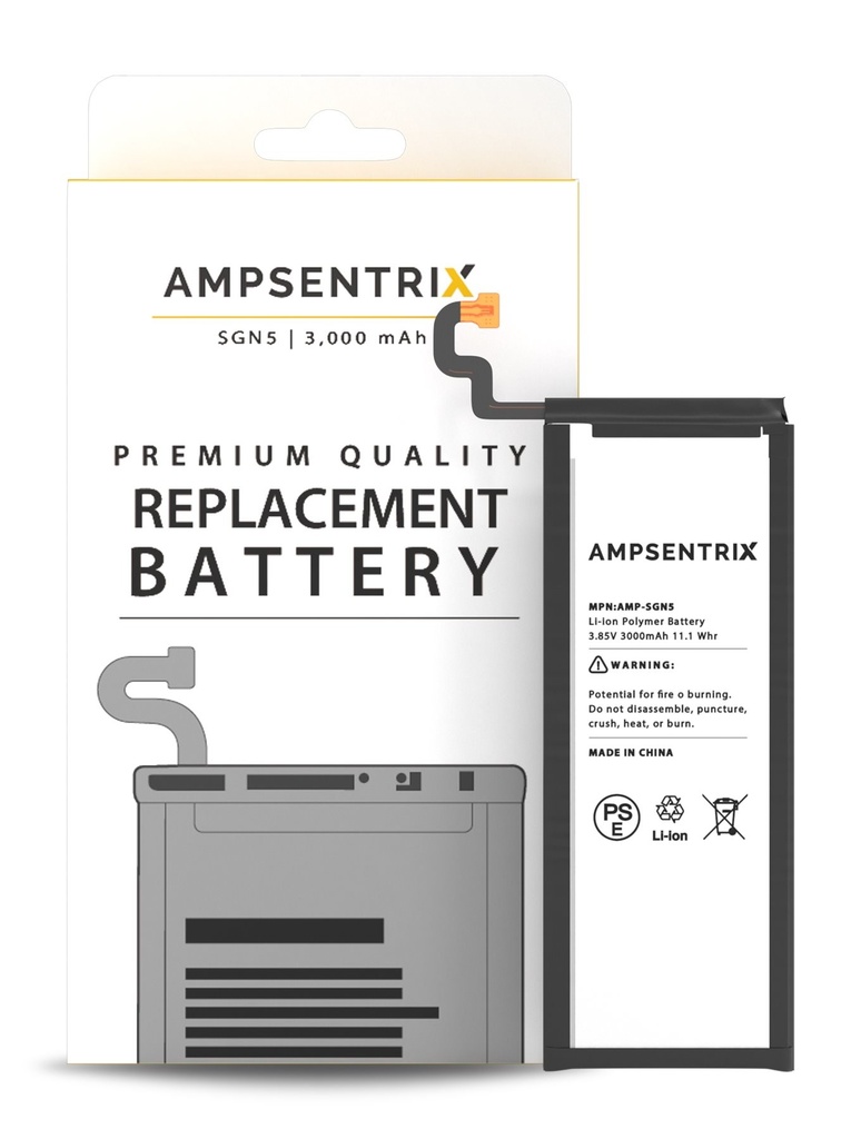 Batterie compatible pour SAMSUNG Note 5 - N920F - EB-BN920ABE (AmpSentrix)