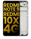 Bloc écran LCD compatible pour XIAOMI REDMI NOTE 9 (avec chassis) - Reconditionné - TOUT COLORIS