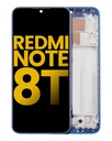 Bloc écran LCD avec châssis compatible Xiaomi Redmi Note 8T  - Reconditionné - Bleu Minuit