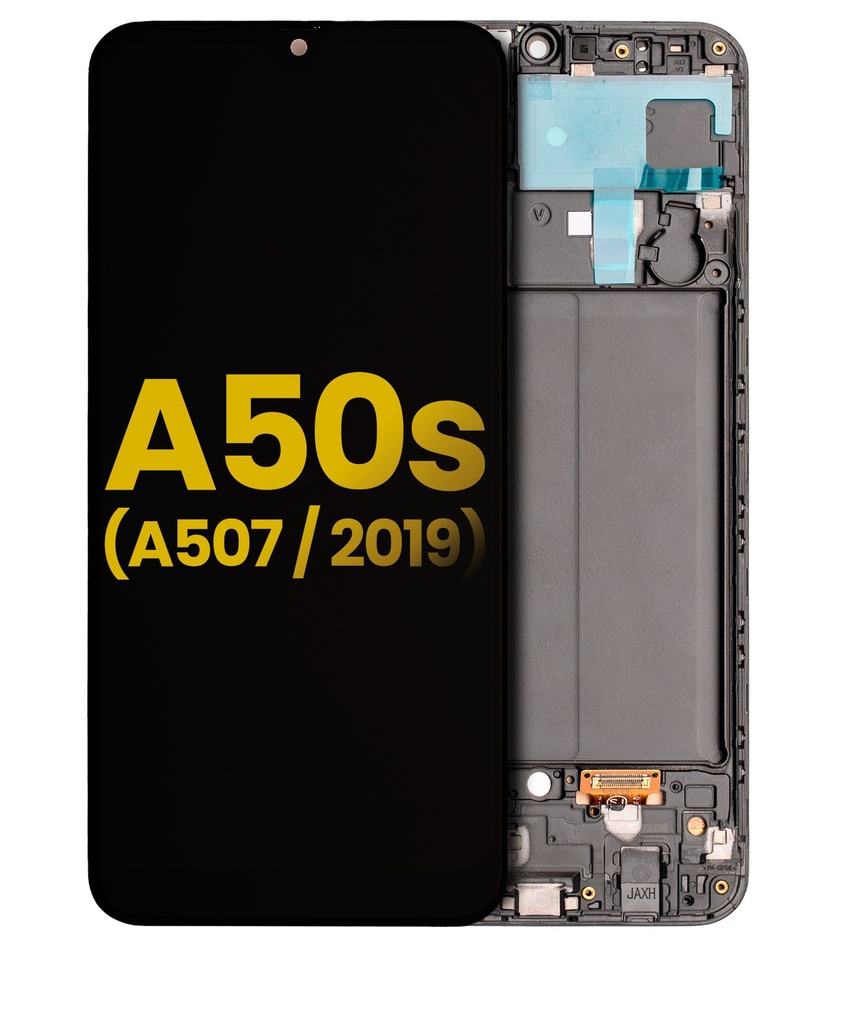 Bloc écran OLED compatible pour Samsung Galaxy A50s (A507 / 2019) - Reconditionné