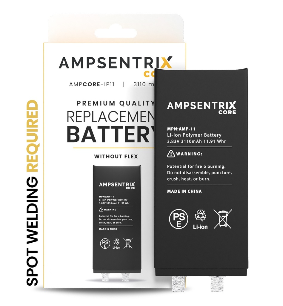 Batterie à souder pour iPhone 11 - AmpSentrix