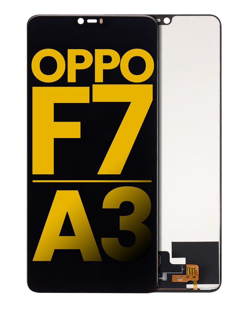 Bloc écran LCD sans châssis compatible OPPO A3/F7 - Reconditionné - Toutes couleurs