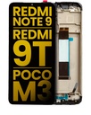 Bloc écran LCD avec châssis compatible pour XIAOMI Redmi Note 9 - Redmi 9T - Poco M3 - Reconditionné