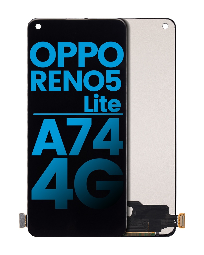 Bloc écran LCD sans châssis compatible Oppo Reno 4 SE - 5 Lite - 5 Z - 6 Lite - 6 Z - A74 4G - A94 4G - F19 - F19 Pro - F19S - Realme X7 - 8 - 8Pro - Aftermarket Incell- Toutes couleurs
