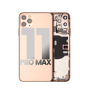 Châssis avec nappes pour iPhone 11 Pro Max - Grade A - avec Logo - Or