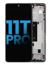 Bloc écran LCD avec chassis compatible Xiaomi 11T Pro - AfterMarket Incell- Gris Comète