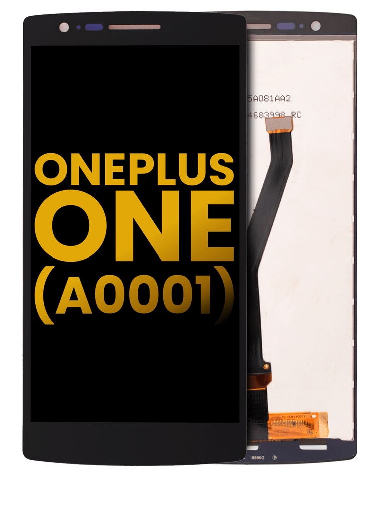 Bloc écran LCD sans châssis pour OnePlus One - Reconditionné - Noir