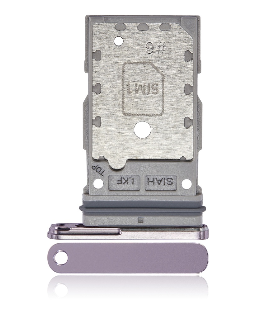 Tiroir SIM double compatible pour SAMSUNG S23 Ultra - Lavande
