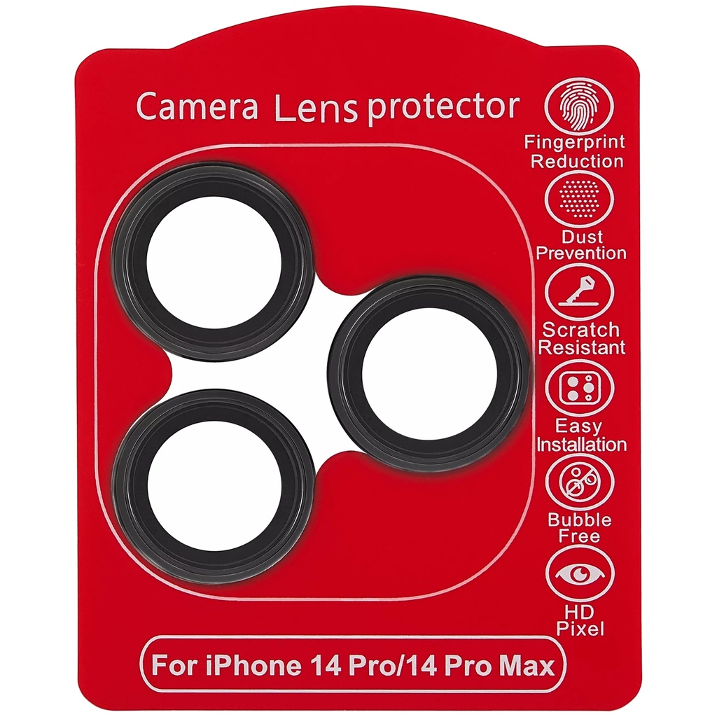 Protection lentille pour iPhone 14 Pro - 14 Pro Max - Apple - Casper - Noir