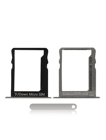 Tiroir SIM et carte SD compatible Huawei P8 Lite - Blanc