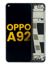 Bloc écran LCD avec châssis compatible Oppo A92 - Reconditionné - Toutes couleurs