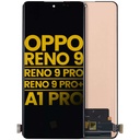 Bloc écran OLED sans châssis compatible Oppo Reno 9 - Reno 9 Pro - Reno 9 Pro Plus - A1 Pro - Reconditionné - Noir