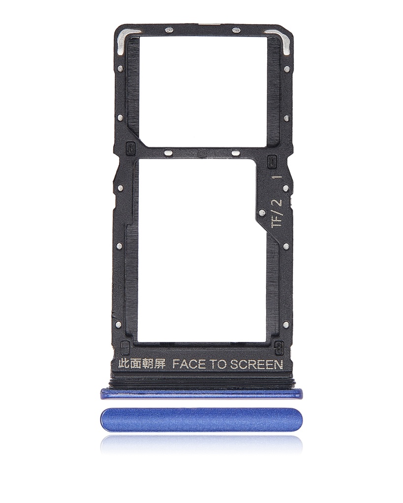 Tiroir SIM double compatible Xiaomi Redmi Note 10 5G - Bleu nuit