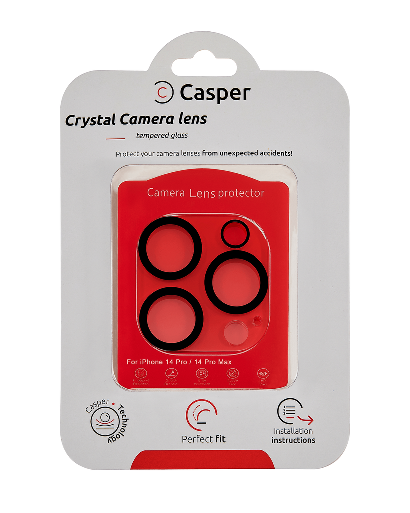 Verre full cover camera pour iPhone 14 Pro - 14 Pro Max - Apple - Casper