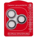 Protection lentille pour iPhone 13 Pro - 13 Pro Max - Apple - Casper - Gris