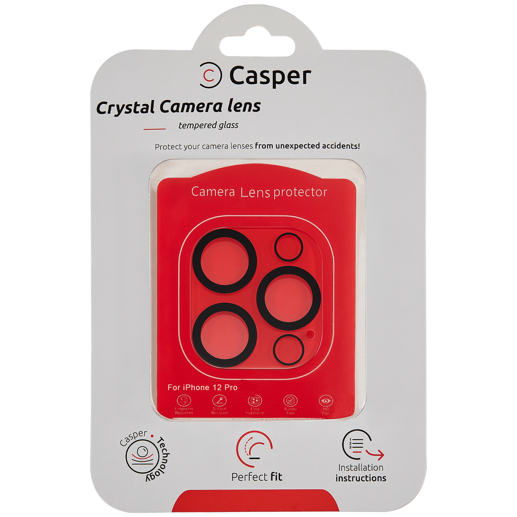 Verre full cover camera pour iPhone 12 pro Apple - Casper