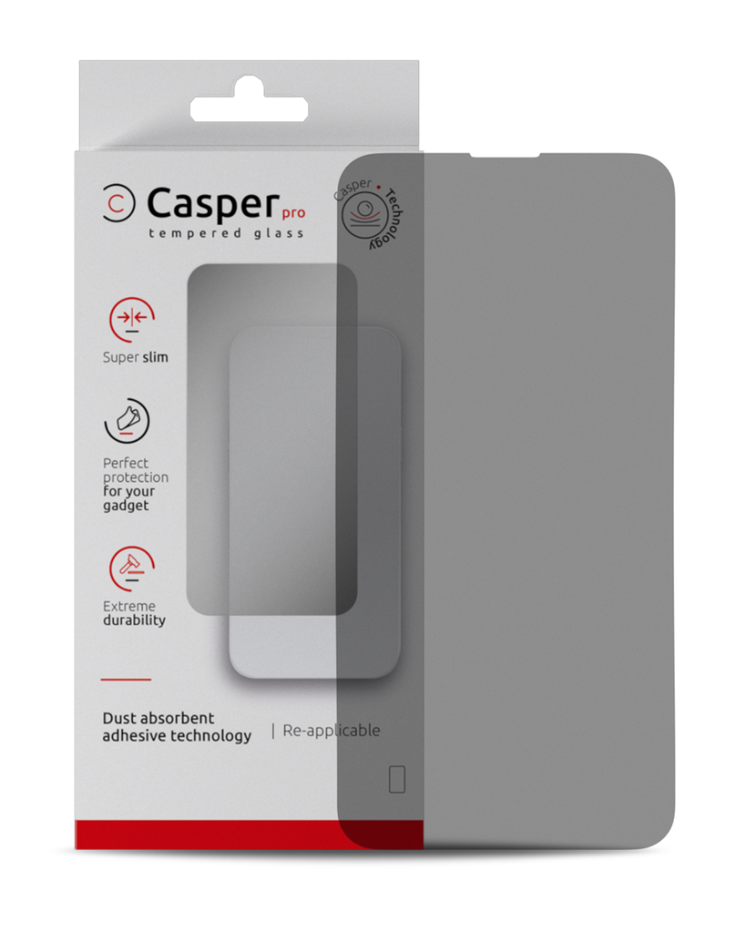 Verre trempé Privacy compatible iPhone 15 - Apple - Casper Pro