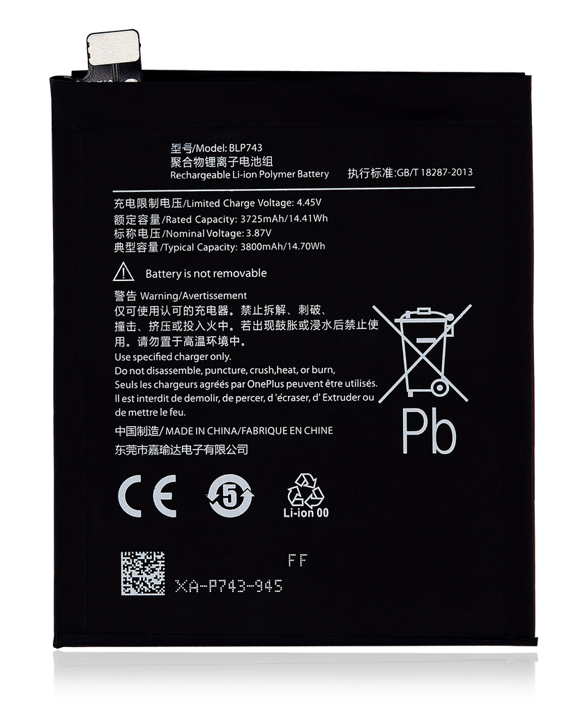 Batterie compatible OnePlus 7T - BLP743