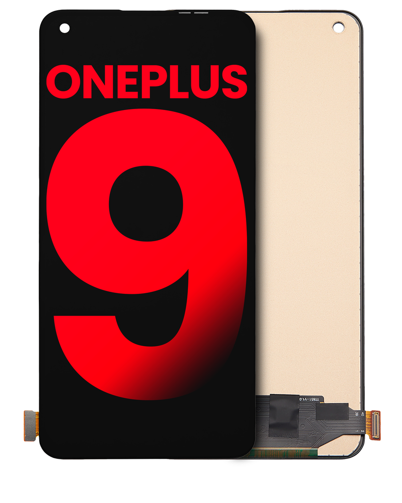 Bloc écran OLED sans châssis compatible OnePlus 9 - Aftermarket Plus - Toutes couleurs