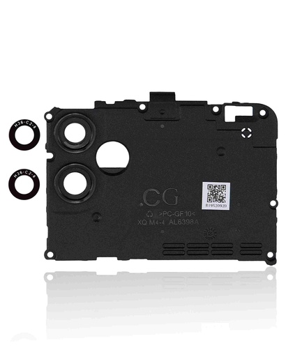 [107082138221] Lentille caméra arrière avec support compatible SAMSUNG A04e - A042 - Noir