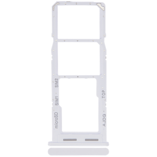 [107082041371] Tiroir SIM double compatible Samsung Galaxy A04S A047 2022 - Blanc