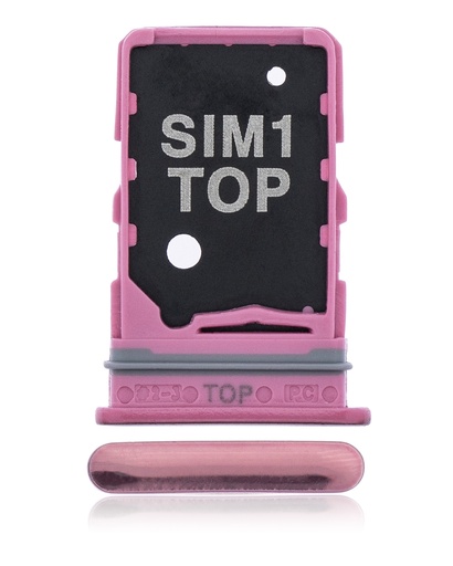 [107082026068] Tiroir SIM double compatible Samsung Galaxy A80 A805 2019 - Rose