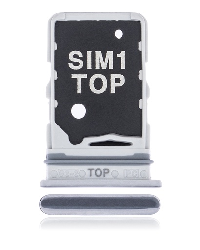 [107082026067] Tiroir SIM double compatible Samsung Galaxy A80 A805 2019 - Blanc