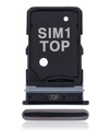 Tiroir SIM double compatible Samsung Galaxy A80 A805 2019 - Noir